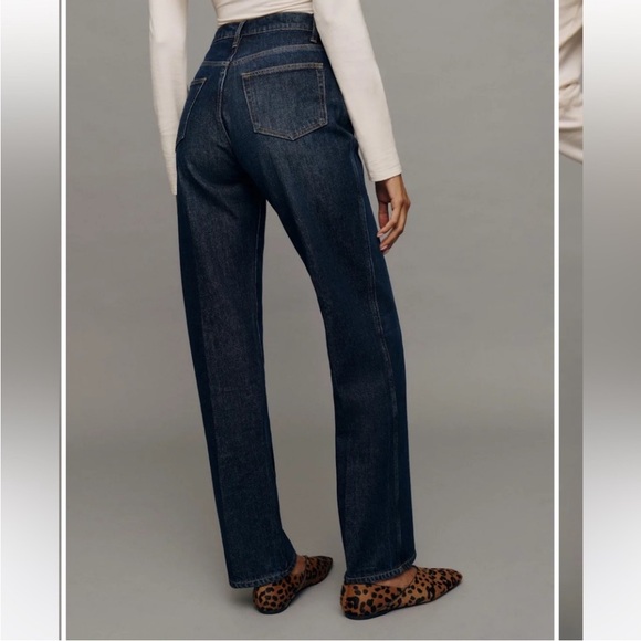 Reformation Indigo Wide Leg Jeans - Picture 4 of 13